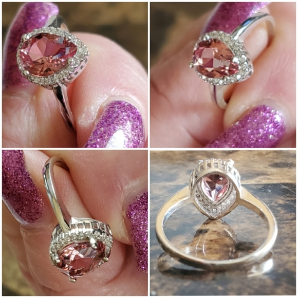 2ct Color Changing Alexandrite Ring Size 7.5 & 8 - Picture 4 of 8